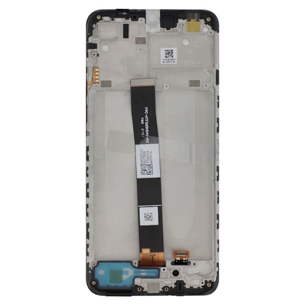 Skärm för Xiaomi Redmi 9AT LCD + Touch Glass + Original Xiaomi Black Chassi Svart