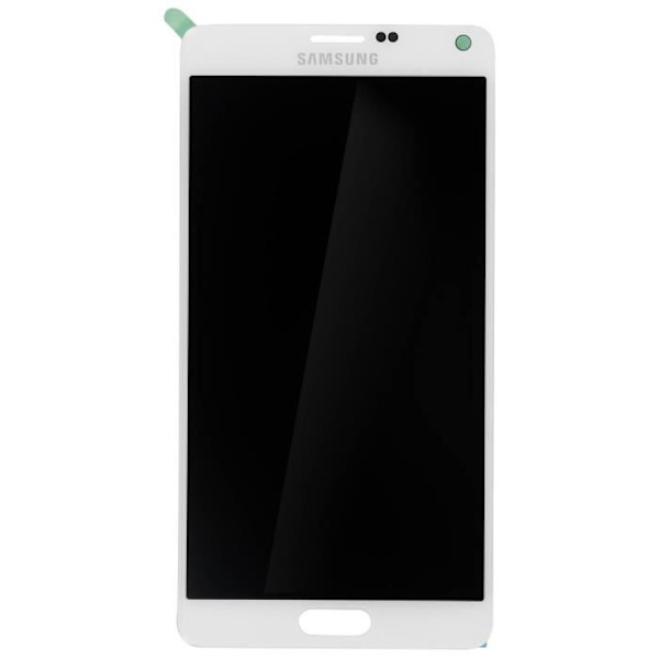 Galaxy Note 4 LCD-skärm Touchglas Komplett skärmblock Original Samsung White