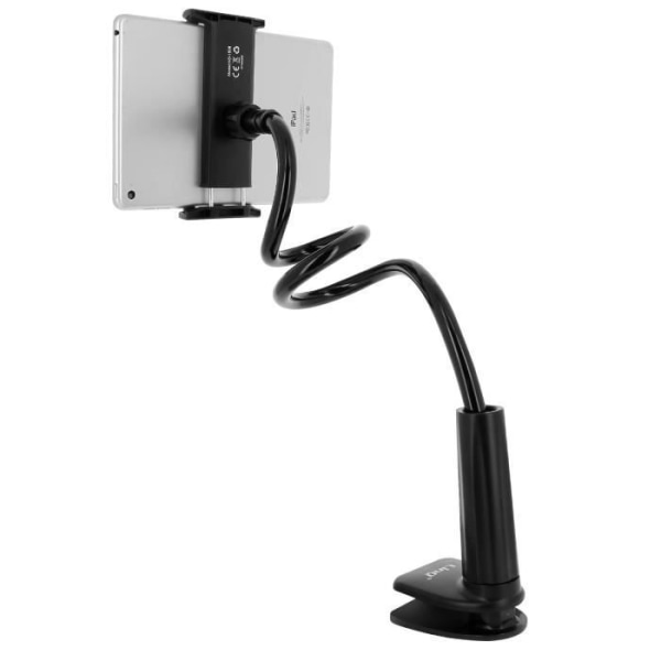 Supportbureau - LinQ - Universel Rotativ 360° - Justerbar Arm - Klemmontering - Sort