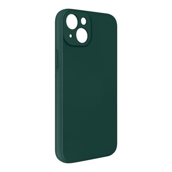 Coque iPhone 13 - AVIZAR - Semi-Rigid - Blød Silikone - Soft Touch Finish - Mat Grøn Grön