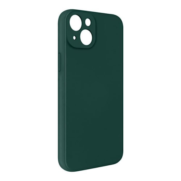 iPhone 13-fodral - AVIZAR - Semi-rigid - Mjuk silikon - Soft Touch-finish - Matt grön Grön