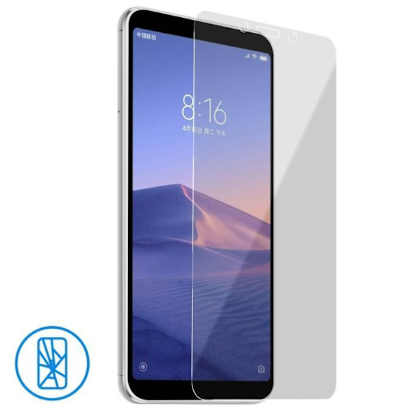 Skyddsglas för skärm - Xiaomi - Redmi 6 / 6A - Transparent - Anti-explosion 9H - Härdat glas transparent