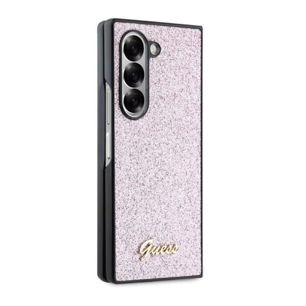 Skyddshölje för Samsung Galaxy Z Fold 6 med glitter Guess Rosa Rosa