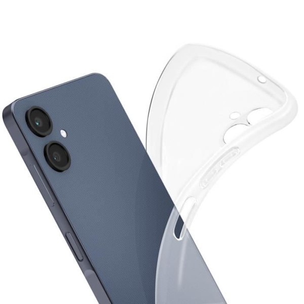 Fodral för Samsung Galaxy A06 Soft Silikon Tunn Design Lätt Transparent Transparent
