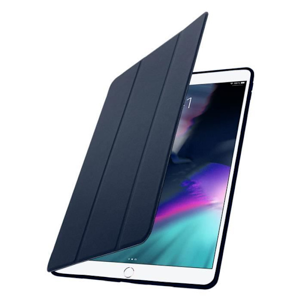 iPad Air 2019 ja iPad Pro 10.5 -kotelon videotuki/näppäimistön kolminkertainen Midnight Blue