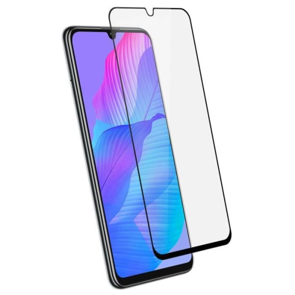 Film Huawei P Smart S Härdat glas Fasad Akashi Transparent svart kontur Svart