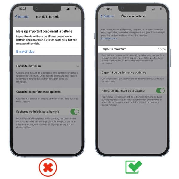 Batteri uden BMS 3279mAh til iPhone 14 Erstatning uden iOS-fejlmeddelelse Sort Svart