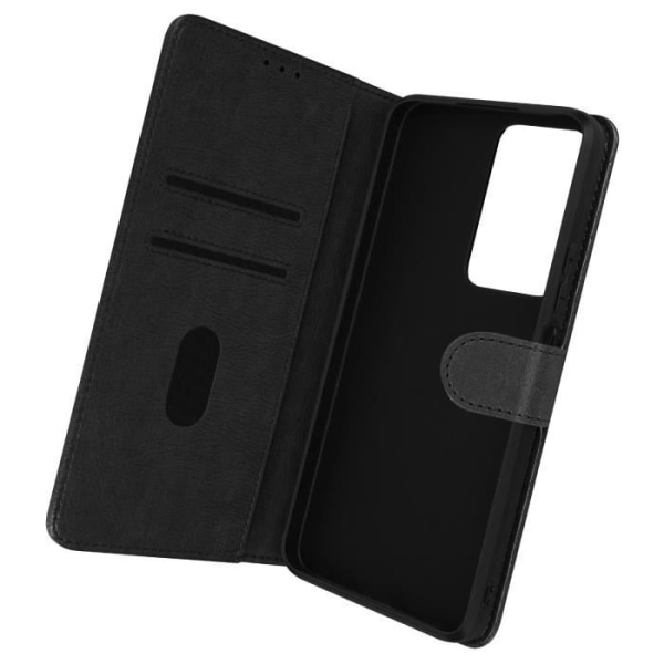 Xiaomi Poco F4 5G Taske - AVIZAR - Chesterfield - Video Support Funktion - Sort Svart