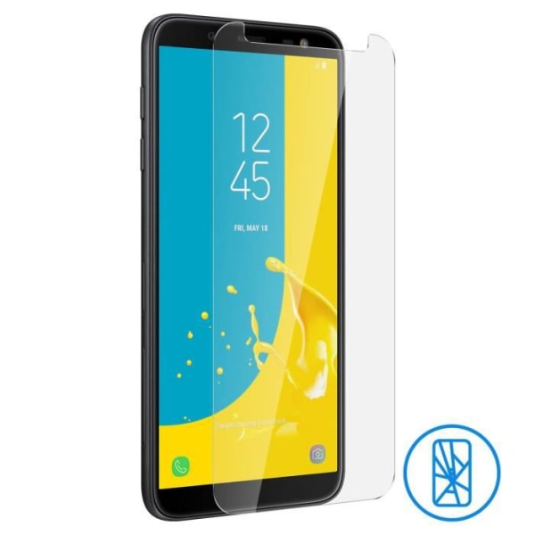 Film til Samsung Galaxy J6 Hærdet glasbeskyttelse 9H Hårdhed Anti-eksplosion