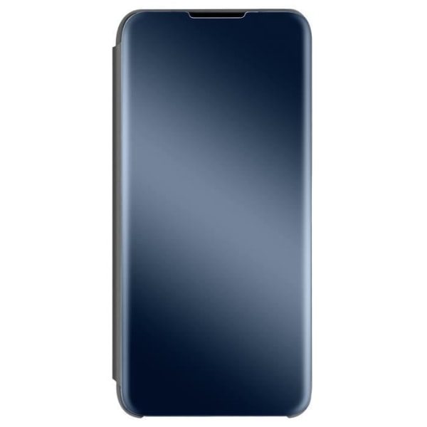 Clear View-fodral - AVIZAR - Samsung Galaxy A22 5G - Svart - Spegeleffekt - Stödfunktion Svart