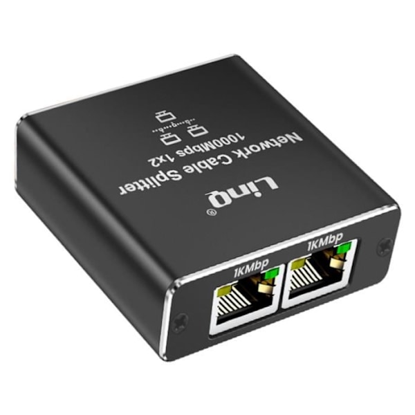 LinQ Multiport Gigabit Ethernet Switch 1000 Mbps Svart