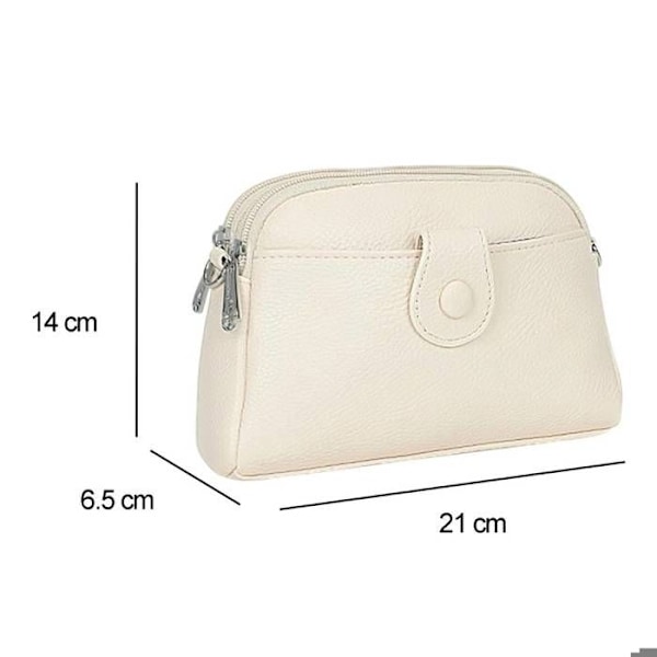 Elegant og Alsidig Skuldertaske til Kvinder Gallantry Beige Beige