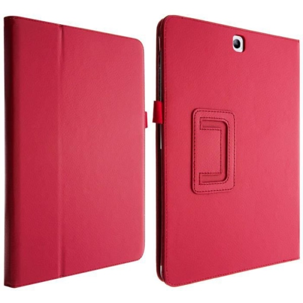 Rött skyddsfodral för Samsung Galaxy Tab S2 9.7 - Videostödsfunktion