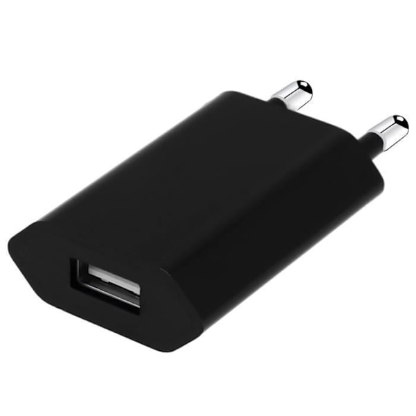 Sort USB-port netoplader - 1A