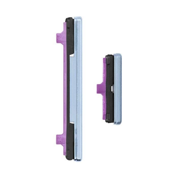 Strøm- og lydstyrkeknap til Samsung Galaxy S10 og S10 Plus lyseblå Blå