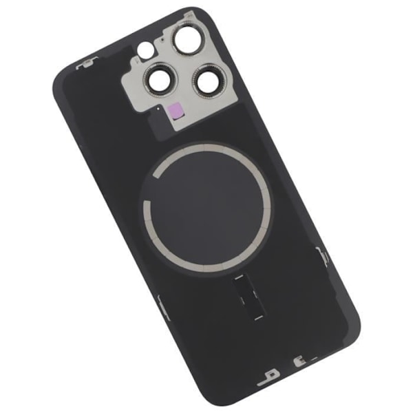 Täydellinen takaikkuna iPhone 15 Pro Maxille - AVIZAR - Tummanharmaa - Integroitu MagSafe Blå