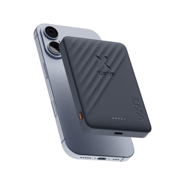 Trådlös Magnetisk Extern Batteri 5000mAh USB-C 15W Go2 Serie Xtorm Blå Blå