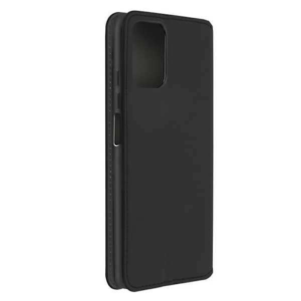 Hoes - Xiaomi - Redmi Note 10 / Note 10s - Ekologisk läder - Videostöd - Inbyggd kortfick. Svart