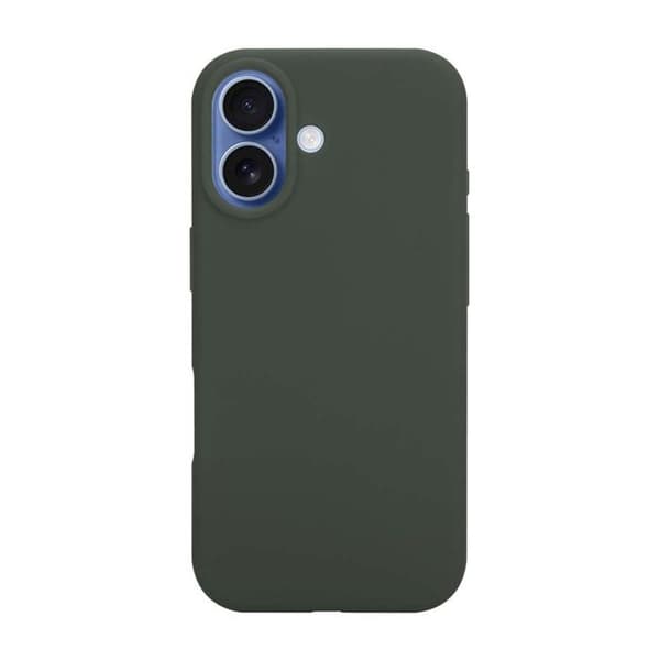 MagSafe-cover til iPhone 17 i silikone, Velvet Smoothie Tactical, mørkegrå Grå