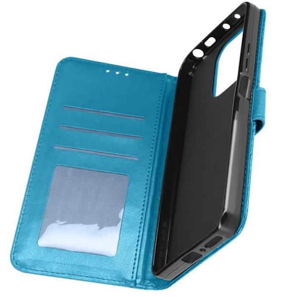 Mandala Flowers Wallet Case til Xiaomi Redmi Note 13 4G - AVIZAR - Blå - Halvstiv - Blank Blå