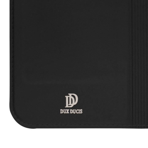 Cover til iPhone 15 Plus - DUX DUCIS - Sort - Flip Card Holder Video Support Svart