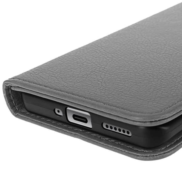 Plånboksfodral - Xiaomi - Redmi Note 14 Pro/Pro Plus - Grå - Halvstyv - Vintage Grå