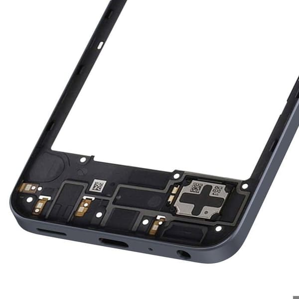 Erstatningscentralchassis til Samsung Galaxy A15 5G Sort Svart