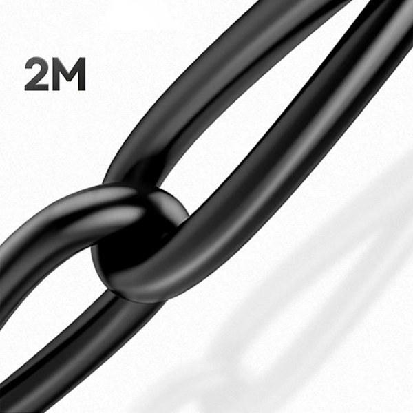 HDMI 2.1 kabel til 8K TV 60Hz, guldplatede stik, 2m, Swissten, sort