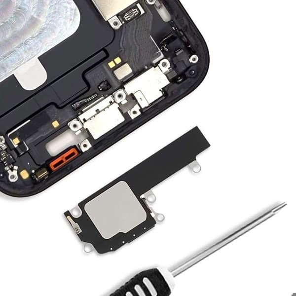 Erstatnings eksternt højttaler til iPhone 16 sort