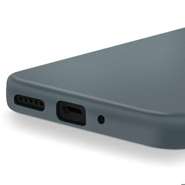 Coque för Xiaomi Redmi 14C Semi-hård Soft-touch Anti-spår Mörkgrå Grå