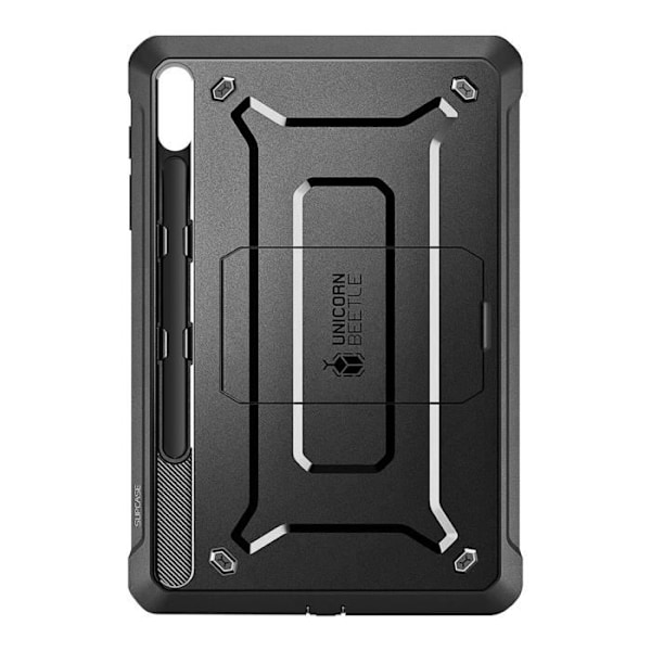 Helfodral till Galaxy Tab S9 FE Plus - SUPCASE - Unicorn Beetle Pro - Stötsäker - Stativ - Svart Svart