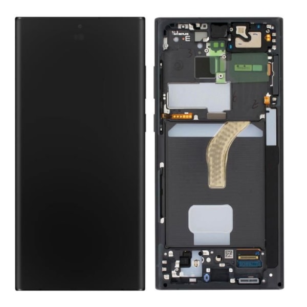 Komplett Block Galaxy S22 Ultra LCD-skärm Touchglas Original Samsung svart