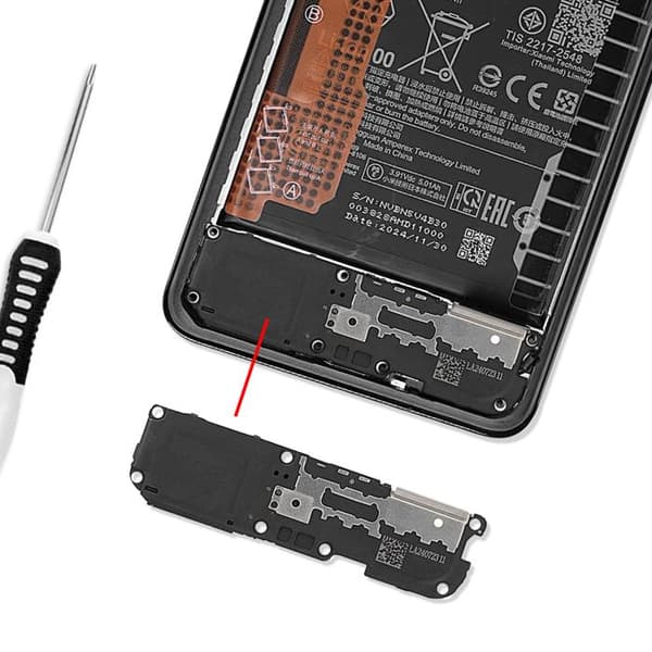 Erstatnings Ekstern Højttaler til Redmi Note 14 Pro 5G Sort Svart