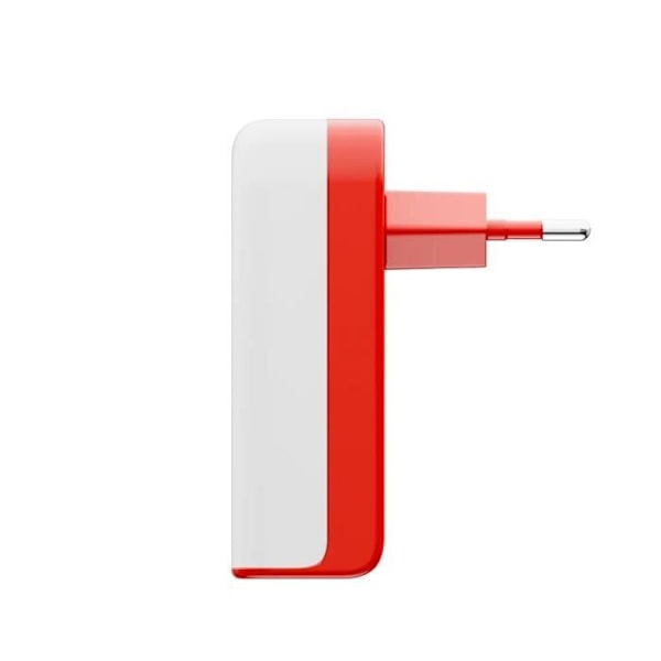USB-C PD 100W Vægoplader Model PlugBug med Find My Funktion Kompakt GaN Twelve South Hvid Röd