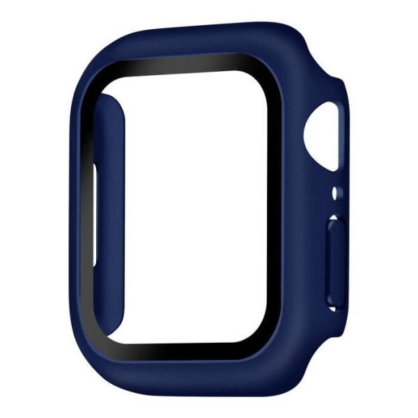 Enkay hårt skyddsfodral för Apple Watch Series 7 (45 mm) - Blå soft-touch finish Blå