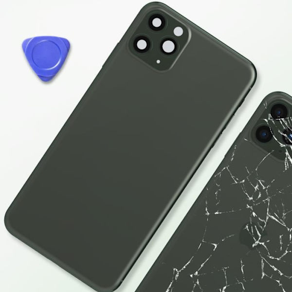 iPhone 11 Pro Max chassi - AVIZAR - Kaki - Snabb och enkel reparation Grön