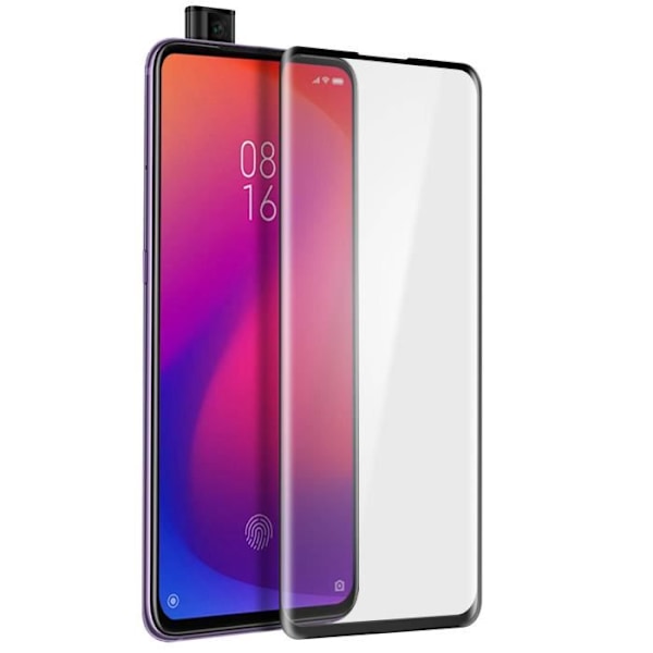 Näyttökalvo - AVIZAR - Xiaomi Mi 9T - Karkaistu lasi - Erittäin ohut - Naarmuuntumaton Svart