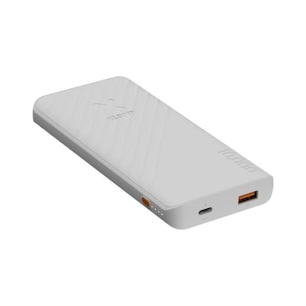 Extern Batteri 10000mAh Go2 Serie USB-C 20W / USB-A 18W Xtorm Vit Vit