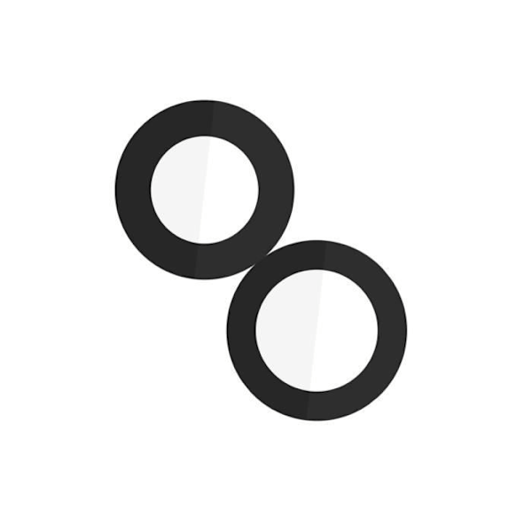 Takakameran linssi iPhone 13 ja 13 Mini - AVIZAR - Musta - Laadukas suojaus Svart