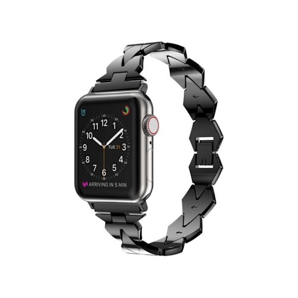 Armband för Apple Watch 38/40mm Baroque Eko Black - EKO - Rostfritt stål - Stål Svart