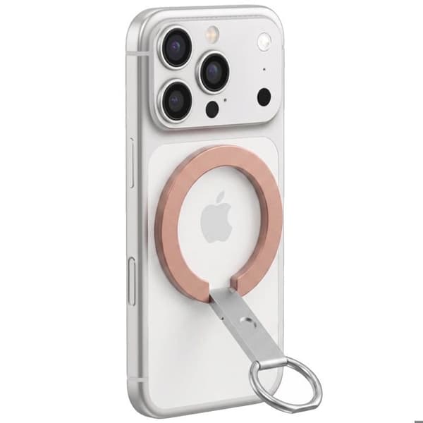 Støtte og Magnetisk Ring Kompatibel med iPhone MagSafe / PixelSnap Foldbar Zanaé Rosa Ros