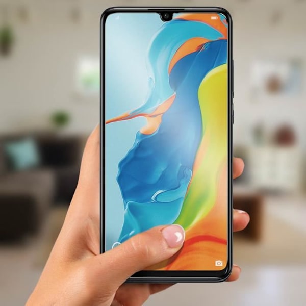 Huawei P30 Lite skærmbeskyttelsesfilm - AVIZAR - 9H fleksibelt glas - Stødsikker - Gennemsigtig hvid Vit