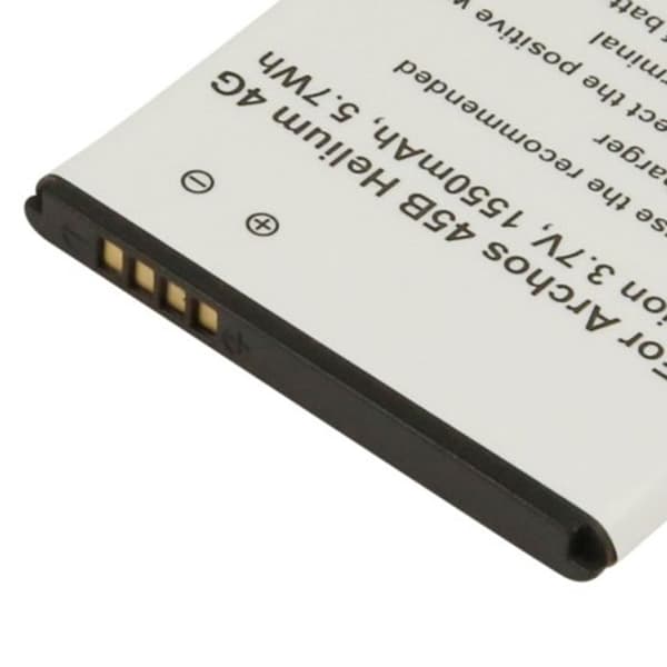 Batteri - AVIZERA - Archos 45 Helium / 45b Helium 4G - 1550mAh - 3.7V - Litiumjon Vit