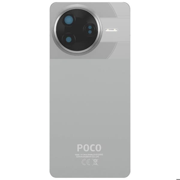Batteri Cache - XIAOMI - Poco F7 Pro - Sølv - Officiel Service Pack - Forenklet Installation Grå