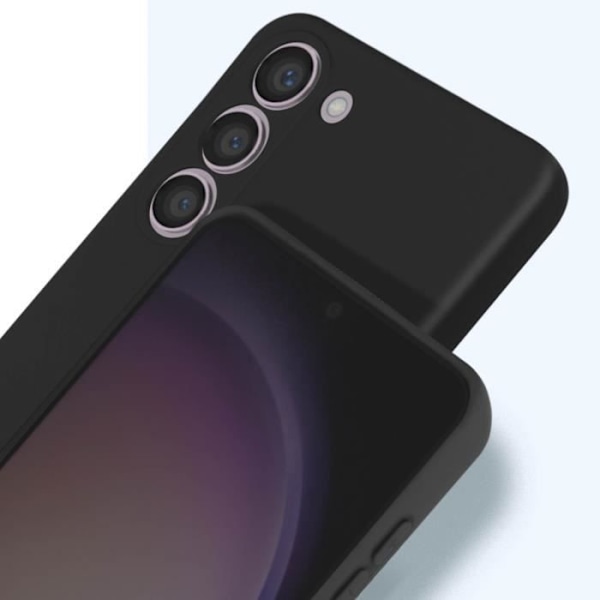 Suojakuori Samsung Galaxy S23:lle - ROAR - Värikäs Jelly Black - Pehmeä - Matta viimeistely - Sormenjälkiä estävä Svart
