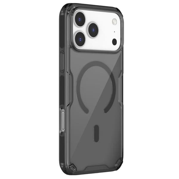 Cover til iPhone 17 Pro Max - TPU+PC, Transparent, MagSafe Cover Transparent