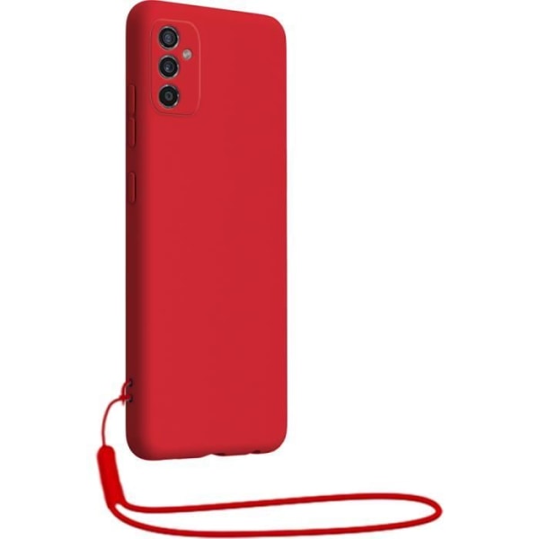 Samsung G M52 5G silikonikotelo + yhteensopiva hihna Red Bigben