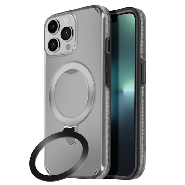 Coque MagSafe för iPhone 13 Pro Max Stöttålig med Fällbart Stöd Svart Svart