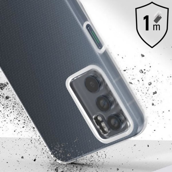 Coque - Force Case - Oppo Reno 6 - Ultra-holdbar - Transparent - Tryax-system Vit