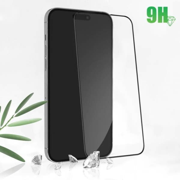 Film iPhone 14 Pro Max Flexible Organic Glass Bestsuit Fasade kanter Svart